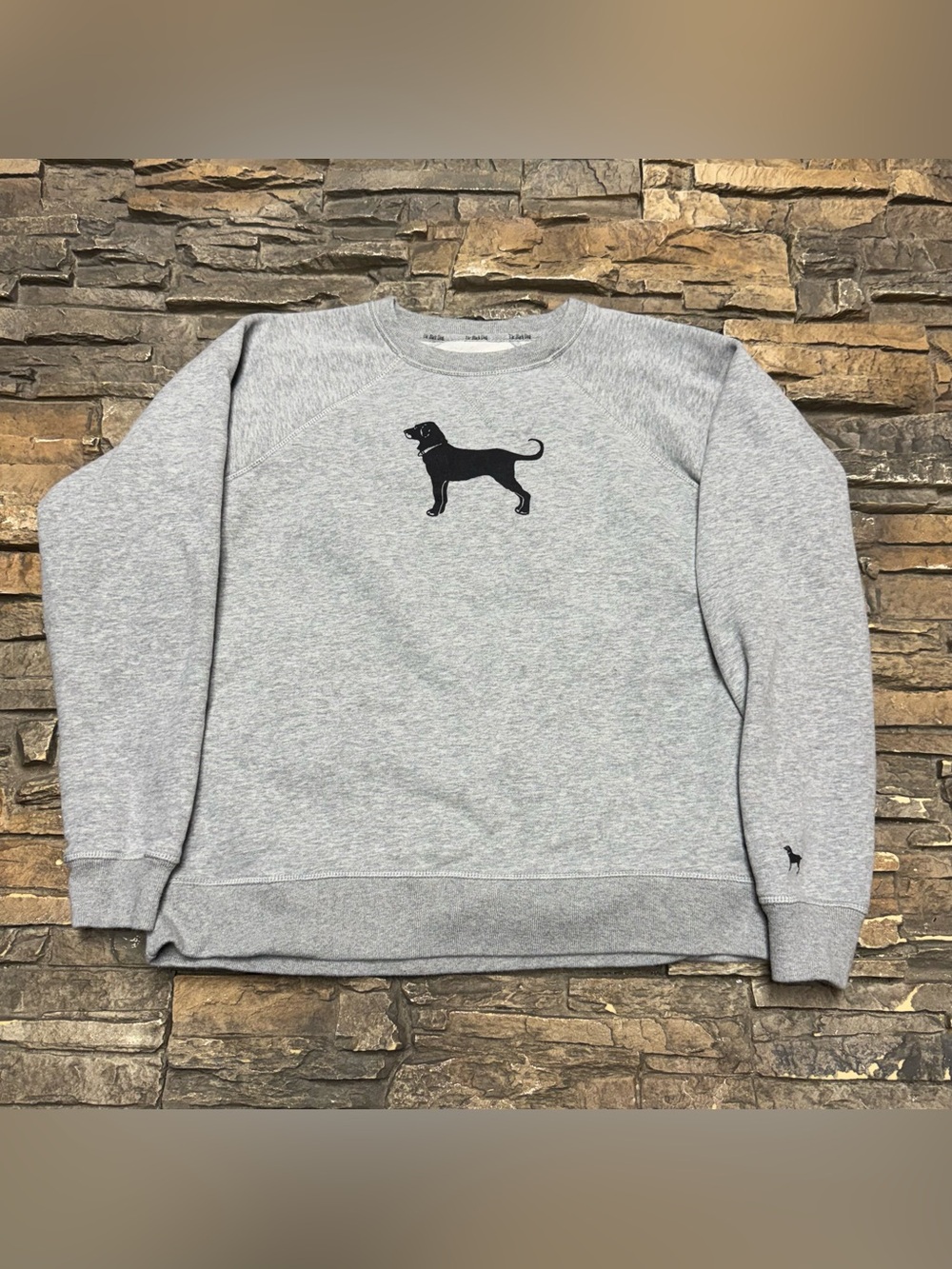 The Black Dog Crewneck Sweatshirt Women Medium Gray Pullover Martha’s Vineyard